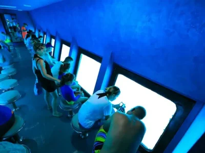 Submarine Sharm El Sheikh underwater tour with coral reefs and marine life