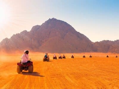 3-Hours Safari Quad Bike Camel Ride in Hurghada Desert