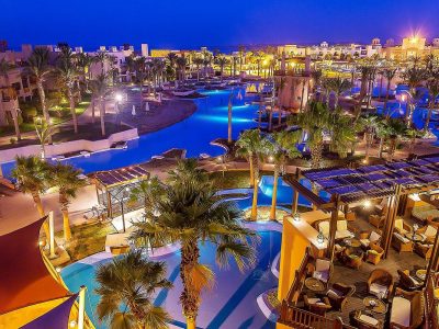 Colorful local shops and luxury boutiques at Port Ghalib best place for shopping