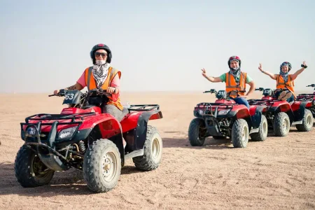 Safari Sharm El Sheikh with canyon visit, quad bike, buggy, camel ride, Bedouin dinner, and star gazing