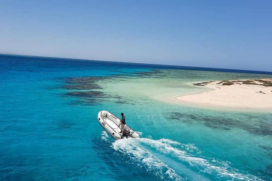 Crystal-clear waters and pristine beaches of Hamata Island Marsa Alam Trip